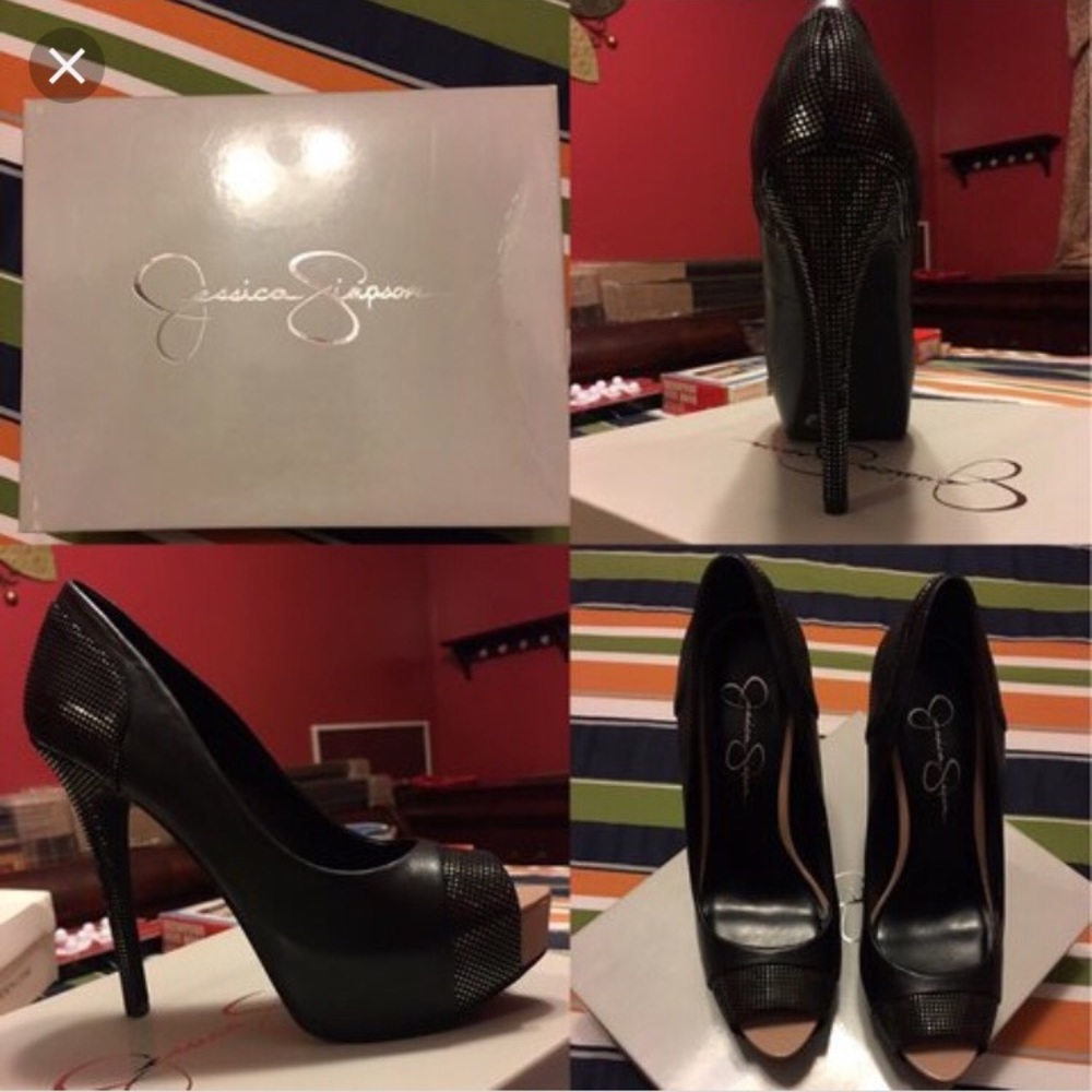 Jessica Simpson Pleasance Peeptoe Pump
